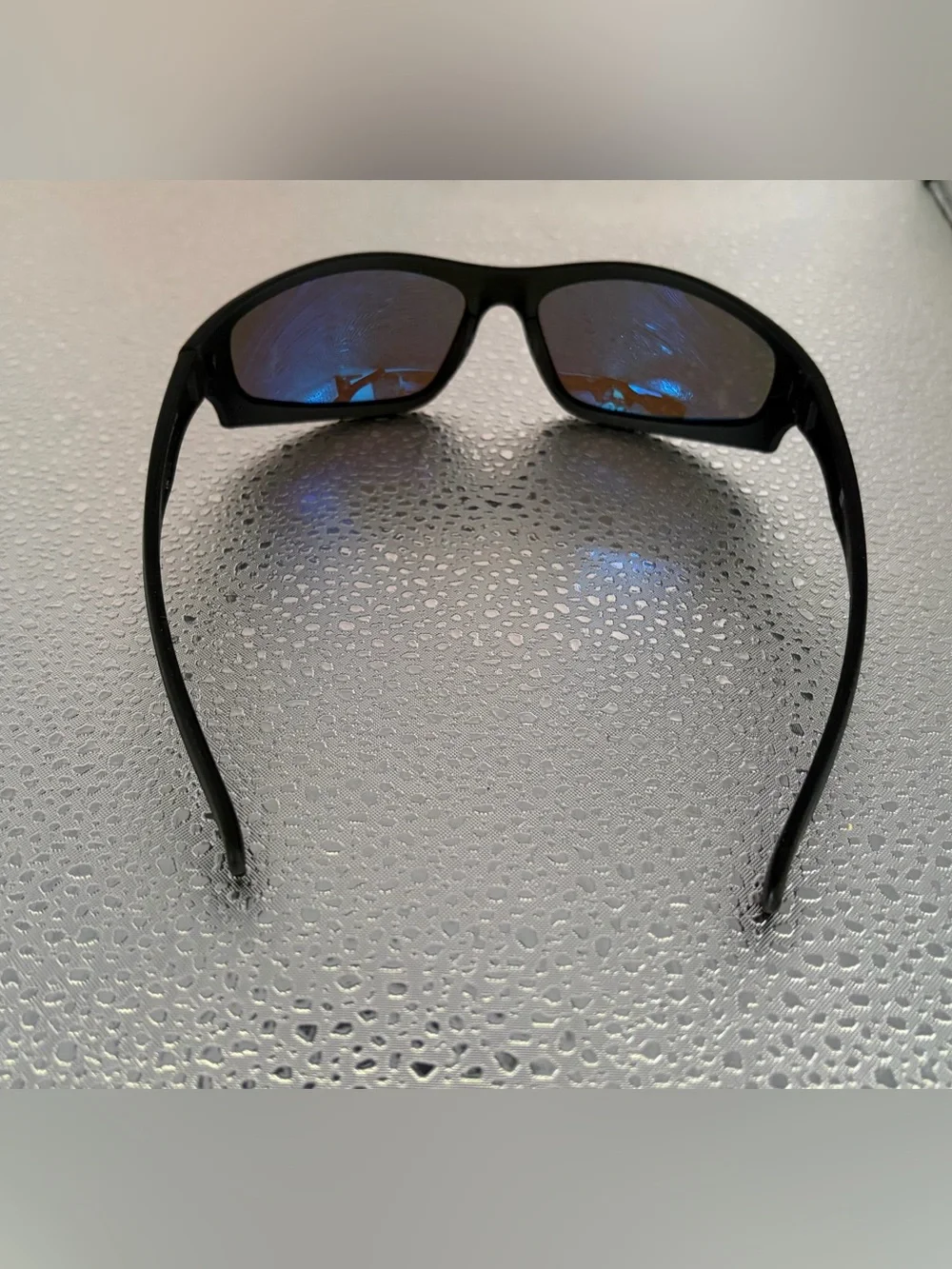 Shady Rays Men’s Sunglasses  X Series Black/Glacier Polarized With Case